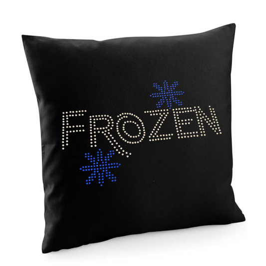 Frozen musical design, cotton cushion cover