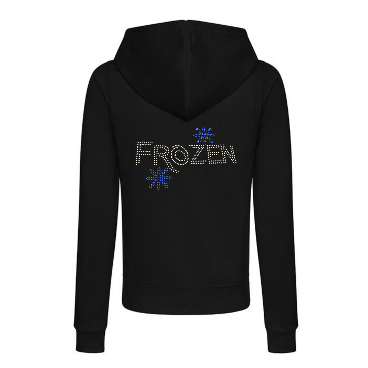 Frozen musical snowflake design adult Zipped Hoodie