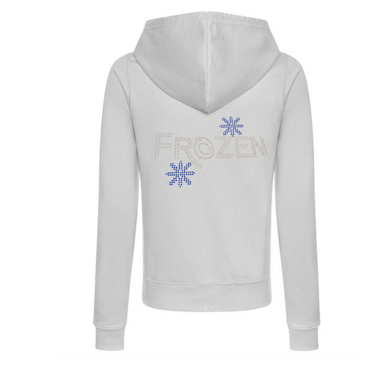 Frozen musical snowflake design adult Zipped Hoodie