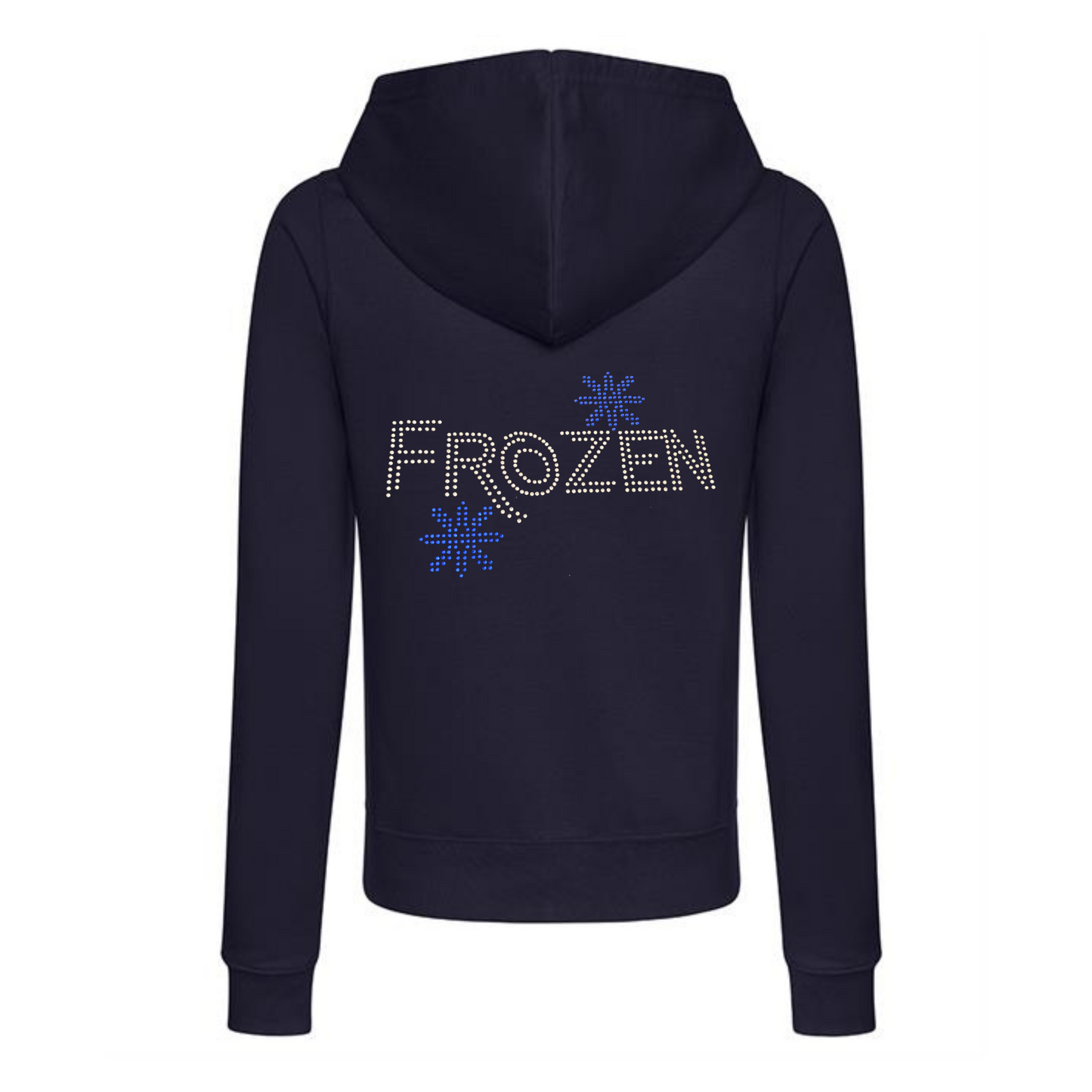 Frozen musical snowflake design adult Zipped Hoodie