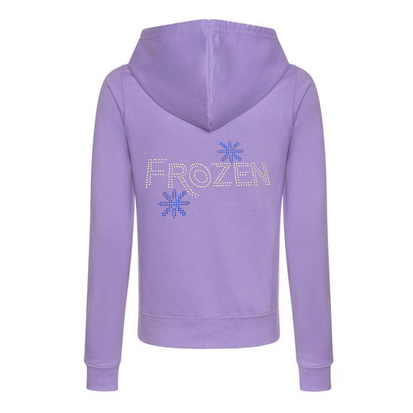 Frozen musical snowflake design adult Zipped Hoodie