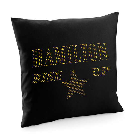 Hamilton musical Rise up star inspired design, cotton cushion cover