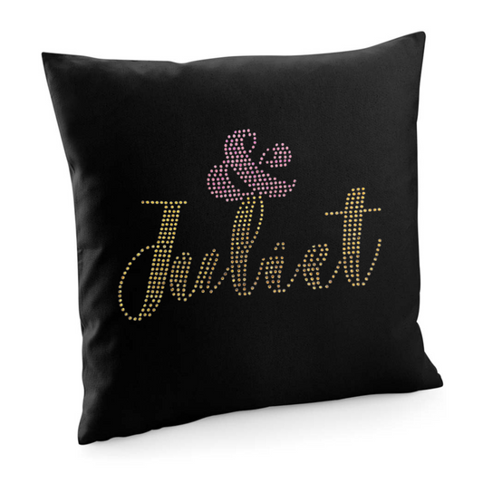 &Juliet musical design, cotton cushion cover