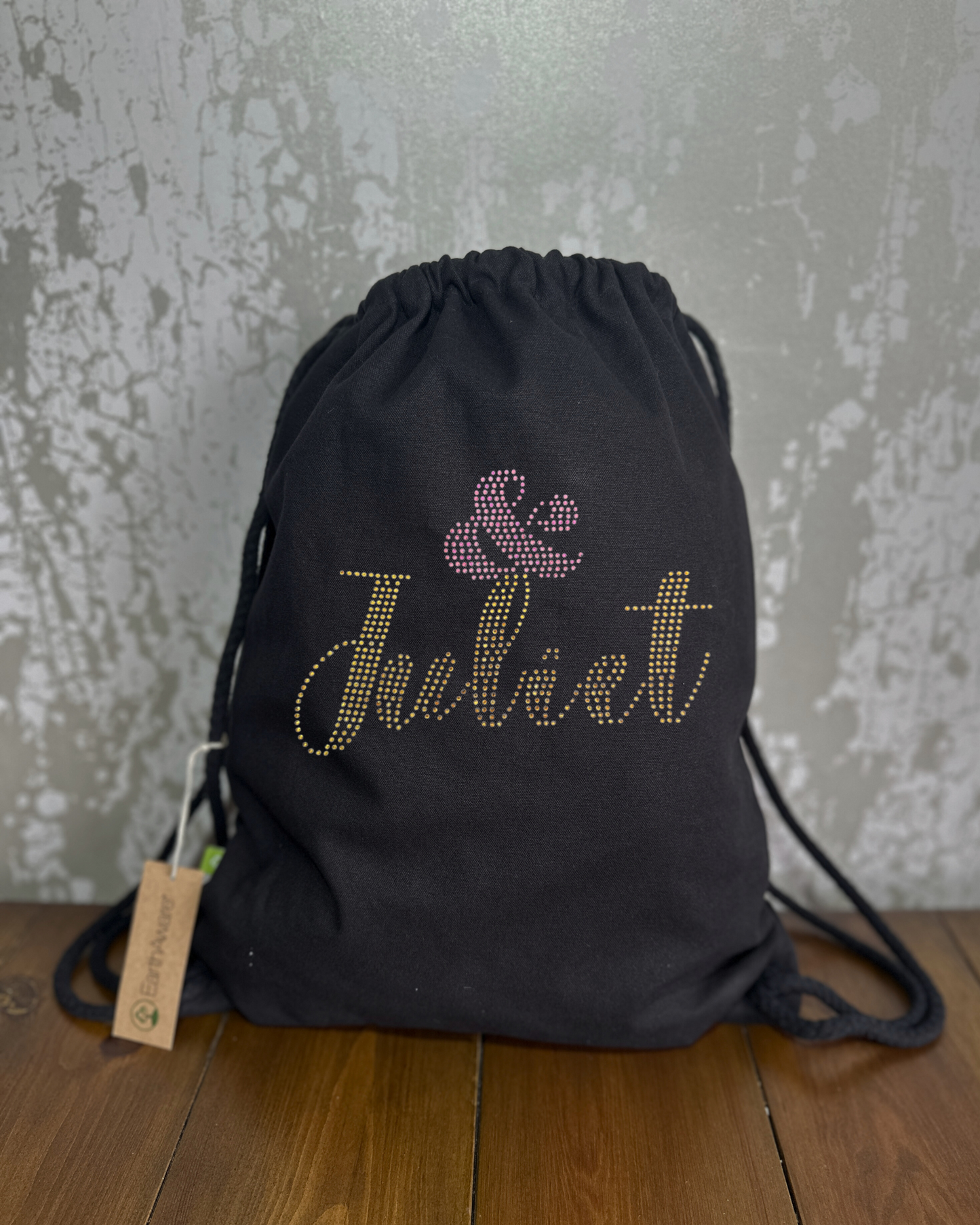 &Juliet inspired design cotton drawstring Bag