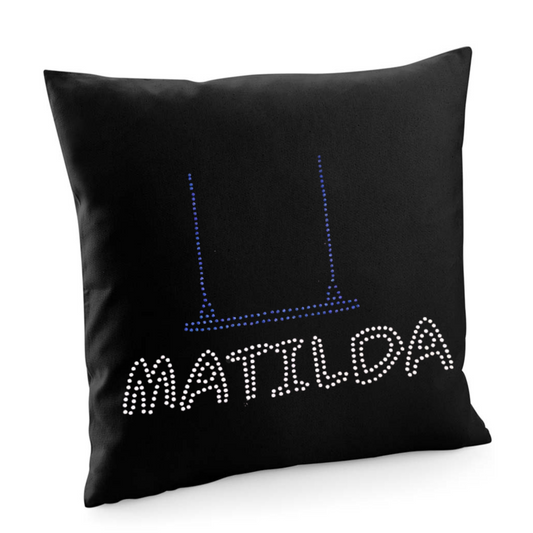 Matilda inspired musical design, cotton cushion cover