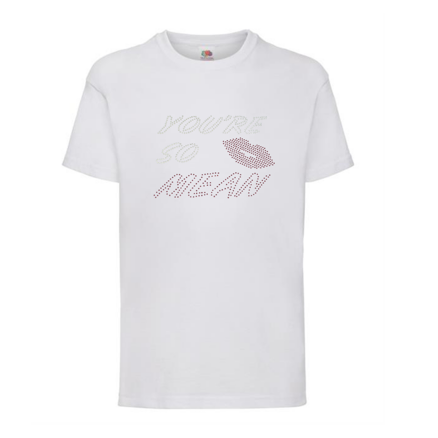 Mean Girls inspred musical theatre theatre T shirt with sparkly lip detail